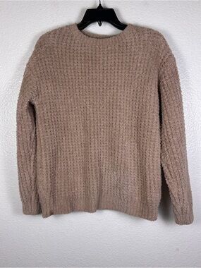 Barefoot Dreams Women's CozyChic Waffle Pullover Sweater Willow XS